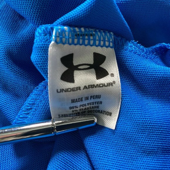 Under Armour Loose Men's Size Large Blue Golf Polo - Picture 6 of 9